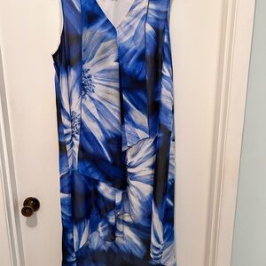 Cartise Blue and White Dress